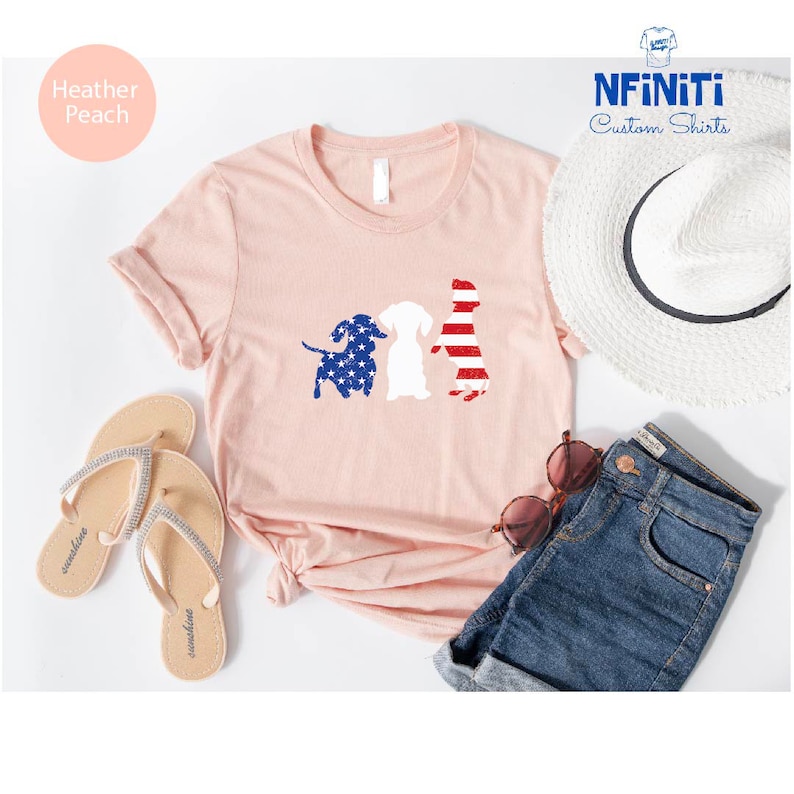 4th July Dachshund Shirt: American Patriotic Dog Lover Gift image 5