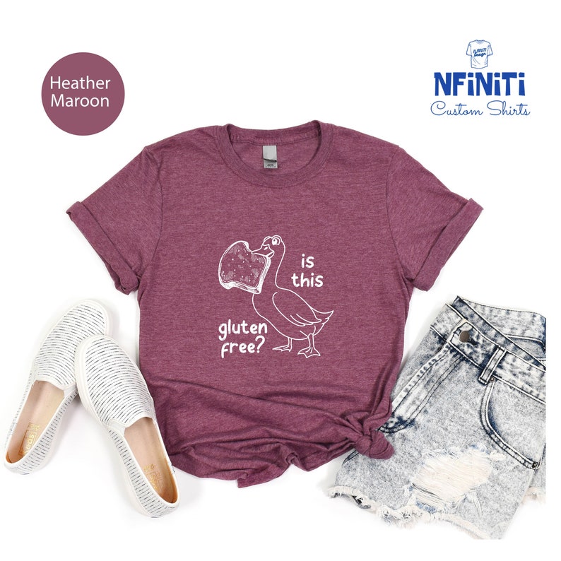 Funny Gluten Free Shirt: Celiac Disease & Food Allergy Awareness image 2