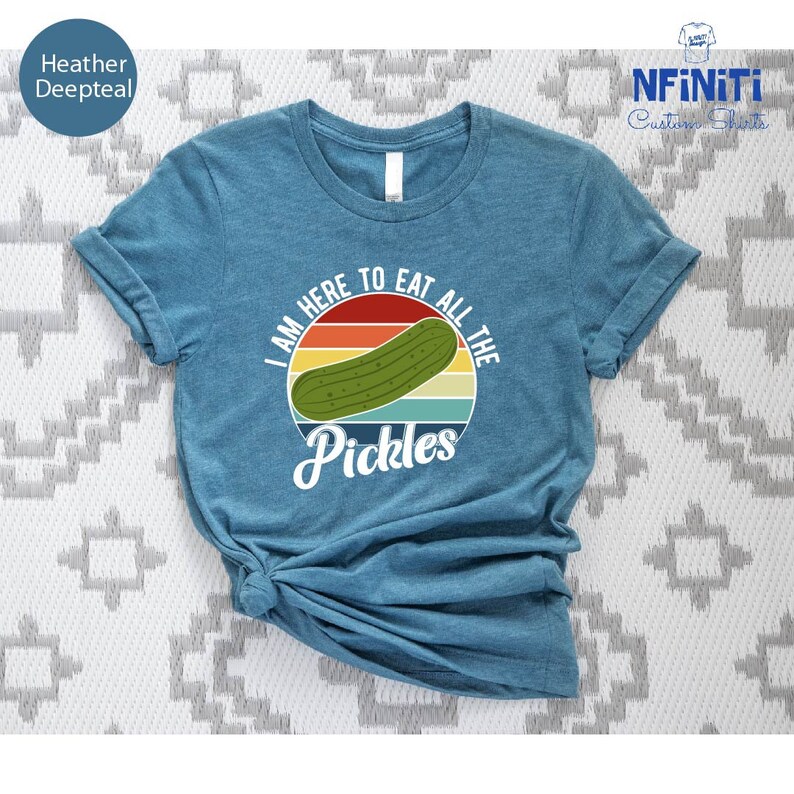 Pickle Shirt: Vegan Gardening T-shirt, Foodie Gift image 5