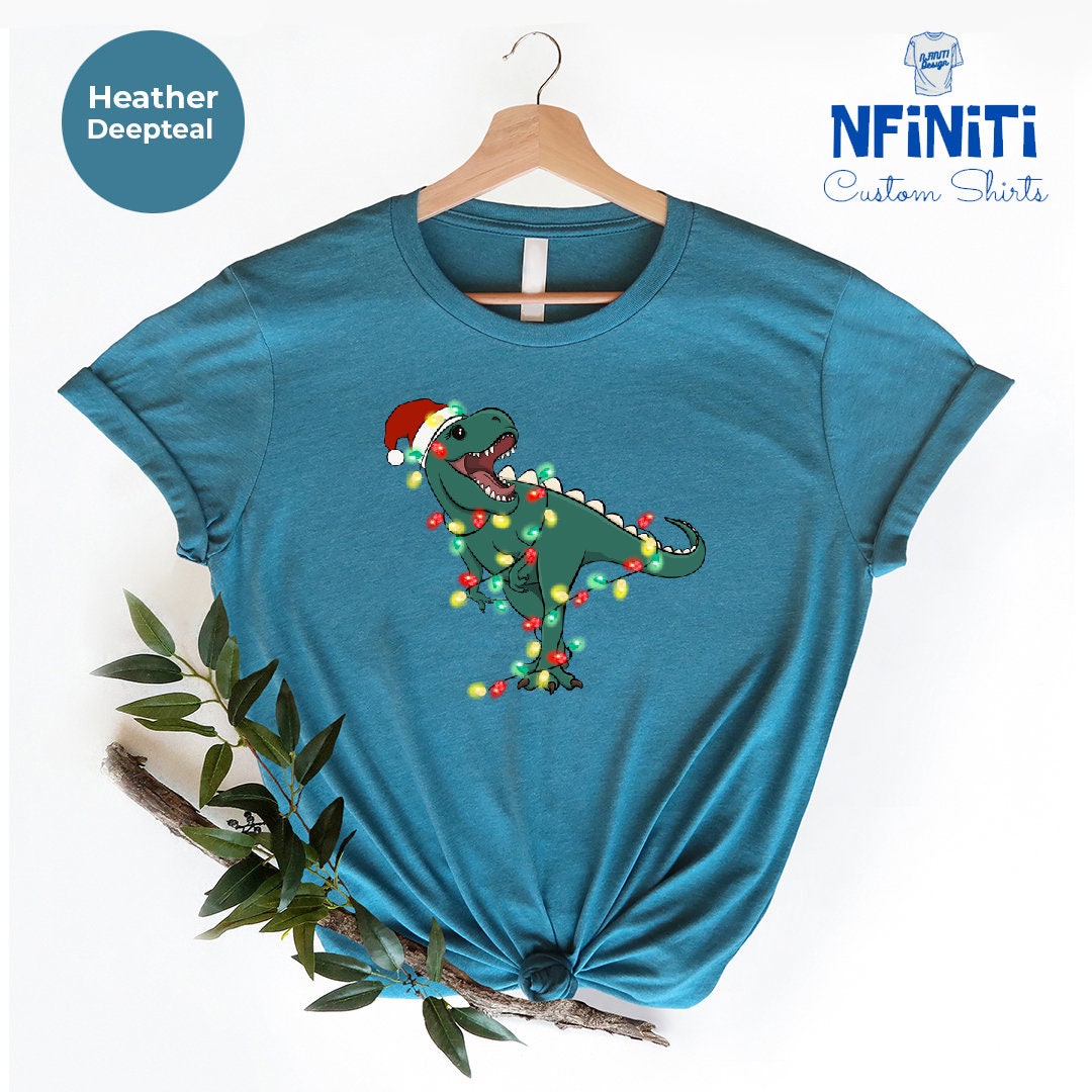 Discover Dino Christmas Shirt, Cute Christmas Shirt, Christmas Family Shirts, Funny Christmas Shirt, Christmas Shirt, Xmas Dino Shirt, Dino Shirt