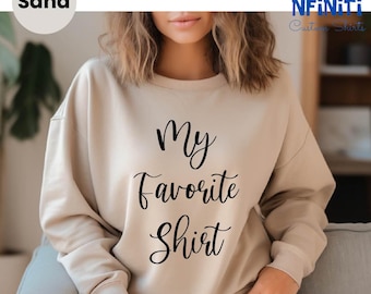 Custom Text Sweatshirt: Personalized Long Sleeve Shirt