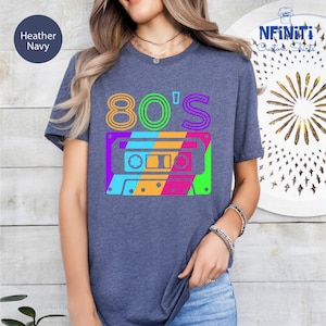Vintage 80s Cassette T-Shirt: Retro Party Costume