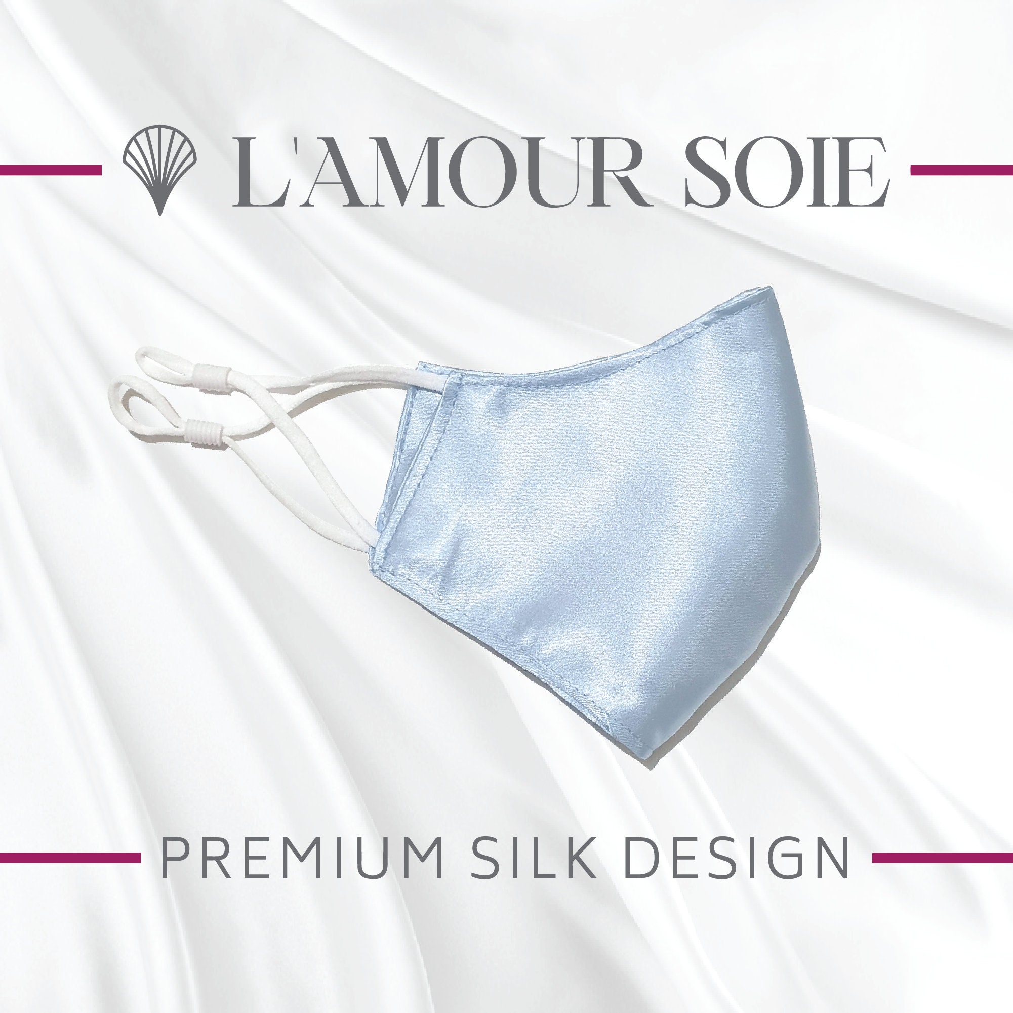 100 Silk Face Mask Choice of Colours/Next Day Etsy