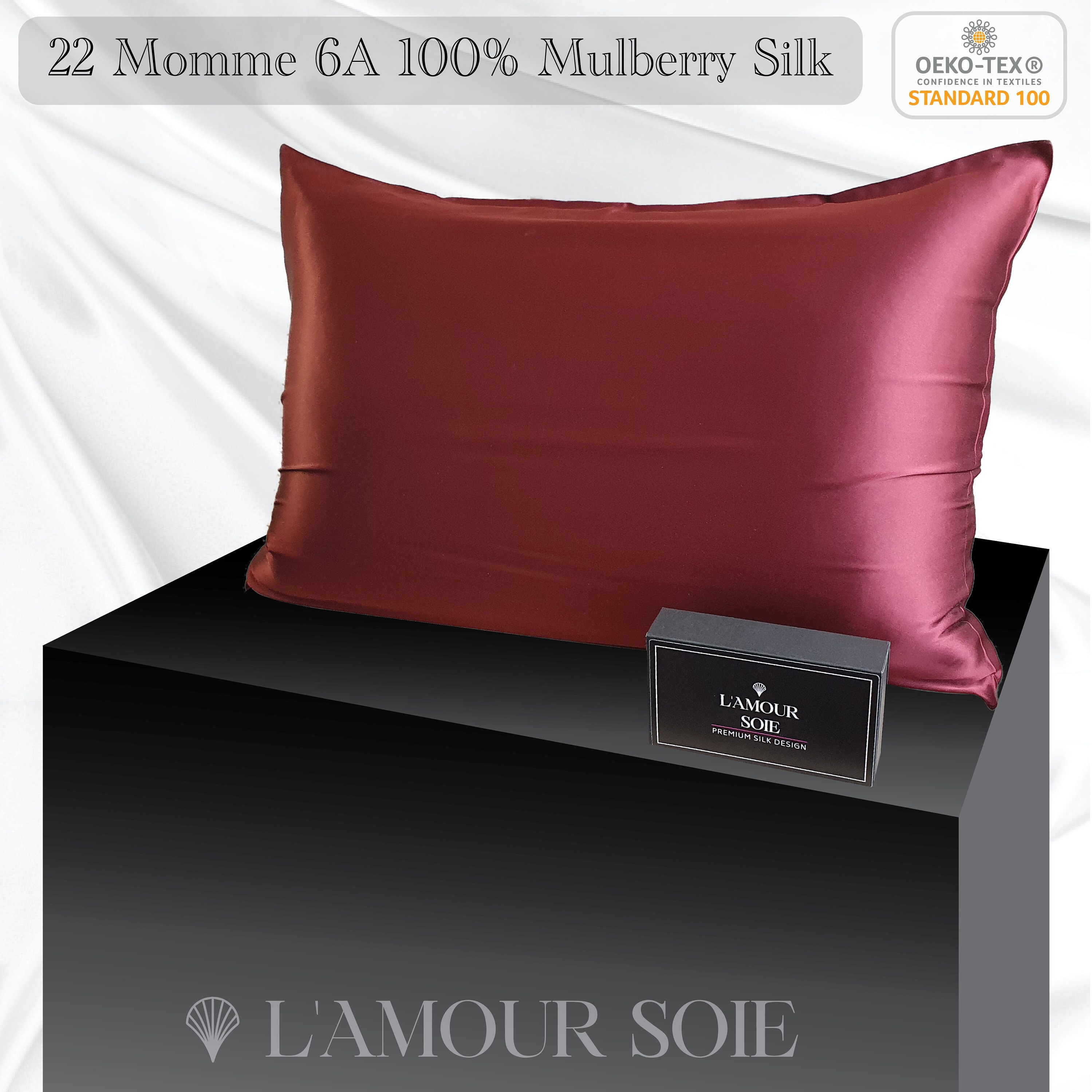 SET OF TWO Silk Pillowcases Made From 100 Mulberry Etsy