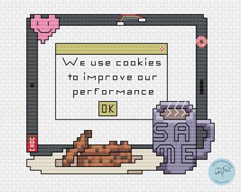 Cookies Counted Cross Stitch PDF Pattern