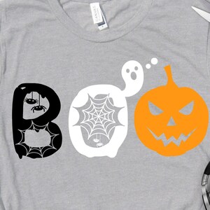 Boo svg, halloween svg, ghost svg, pumpkin svg, kids halloween svg, spider svg eps png cricut cut file digital download