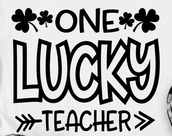 Download Lucky Teacher Svg Etsy