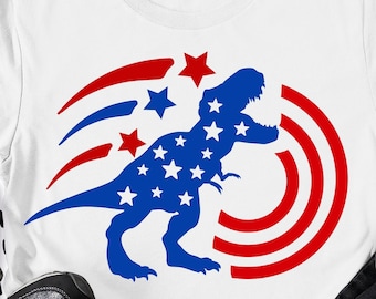 4th of July Svg, Patriotic Dinosaur Svg, Fourth of July SVG, Independence day SVG, 4th of July Funny Quote svg, American T-Rex svg png