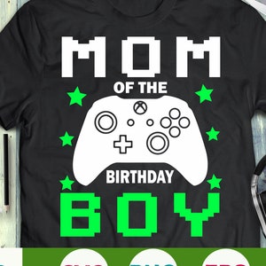 Mama des Geburtstags jungen passende Video Gamer Svg Geburtstag junge Gamer Svg Eps Png Cricut geschnitten Datei digitaler Download