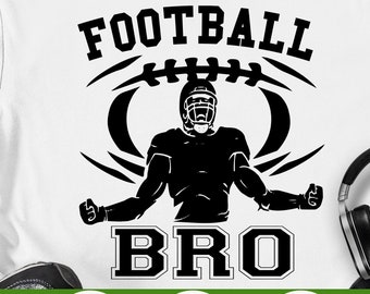 Football Bro svg, Football svg, Brother svg, Football Family svg. brother football fan svg eps png cricut cut file digital download