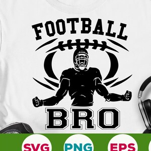Football Bro svg, Football svg, Brother svg, Football Family svg. Brother Football Fan svg eps png cricut cut file download digitale