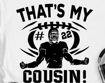 Football Cousin svg, Funny Football svg, Cousin svg, Football Family svg. Cousin football fan svg eps png cricut cut file digital download