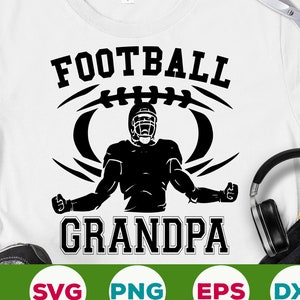 Football Grandpa svg, Football svg, Grandpa svg, Football Family svg. Grandpa football fan svg eps png cricut cut file digital download