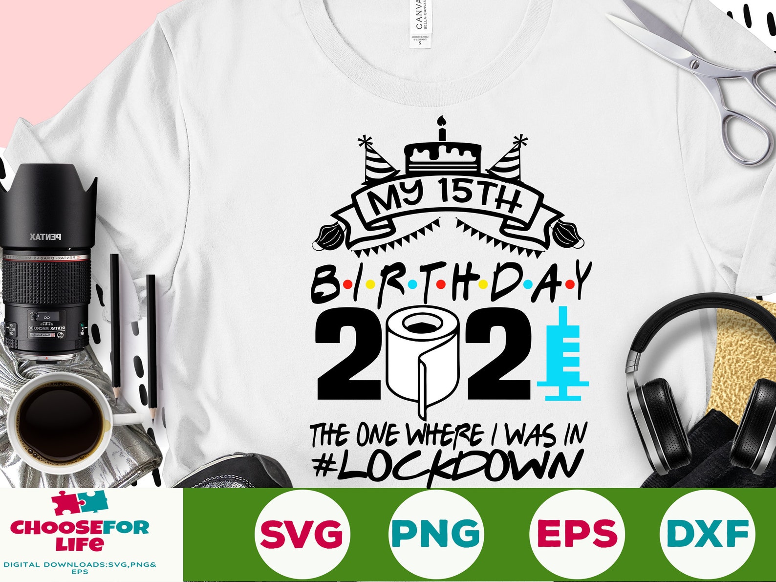 Download 15th Birthday The One Where I Was In Lockdown 2021 SVG Funny | Etsy