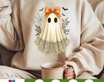Cute Lace Ghost Png, Boo Boojee png, Halloween Boo Lace Bow Png, Halloween PNG, Boo Ghost Shirt Png, Cute Boo Halloween, cute ghost png