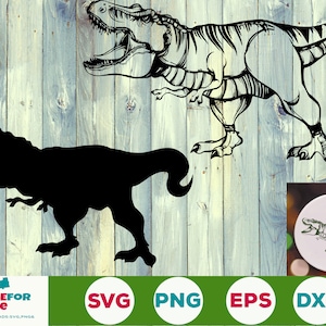 Tyrannosaurus Rex SVG, T-Rex Svg, Dinosaur Svg Tyrannosaurus - Dinosaurs Cut Files For Silhouette Files for Cricut Png Dinosaur Vector