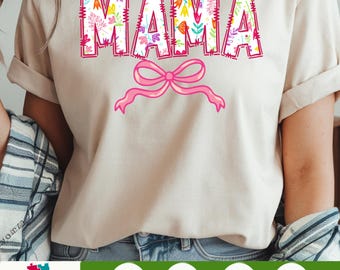 Checkered Mama PNG, Mama Doodles PNG, Retro Motherhood Design, Funny Sarcastic Mom PNG, Retro Mom png, Mother's Day png digital download