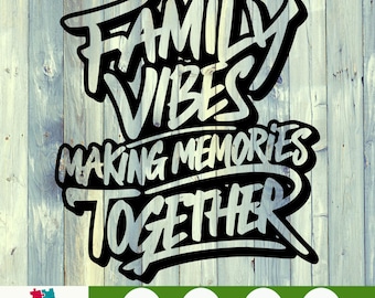Family Vibes SVG Family Vacation Shirt Design Summer Family Trip Matching Group Sublimation Clipart Digital Download for Cricut Crafts