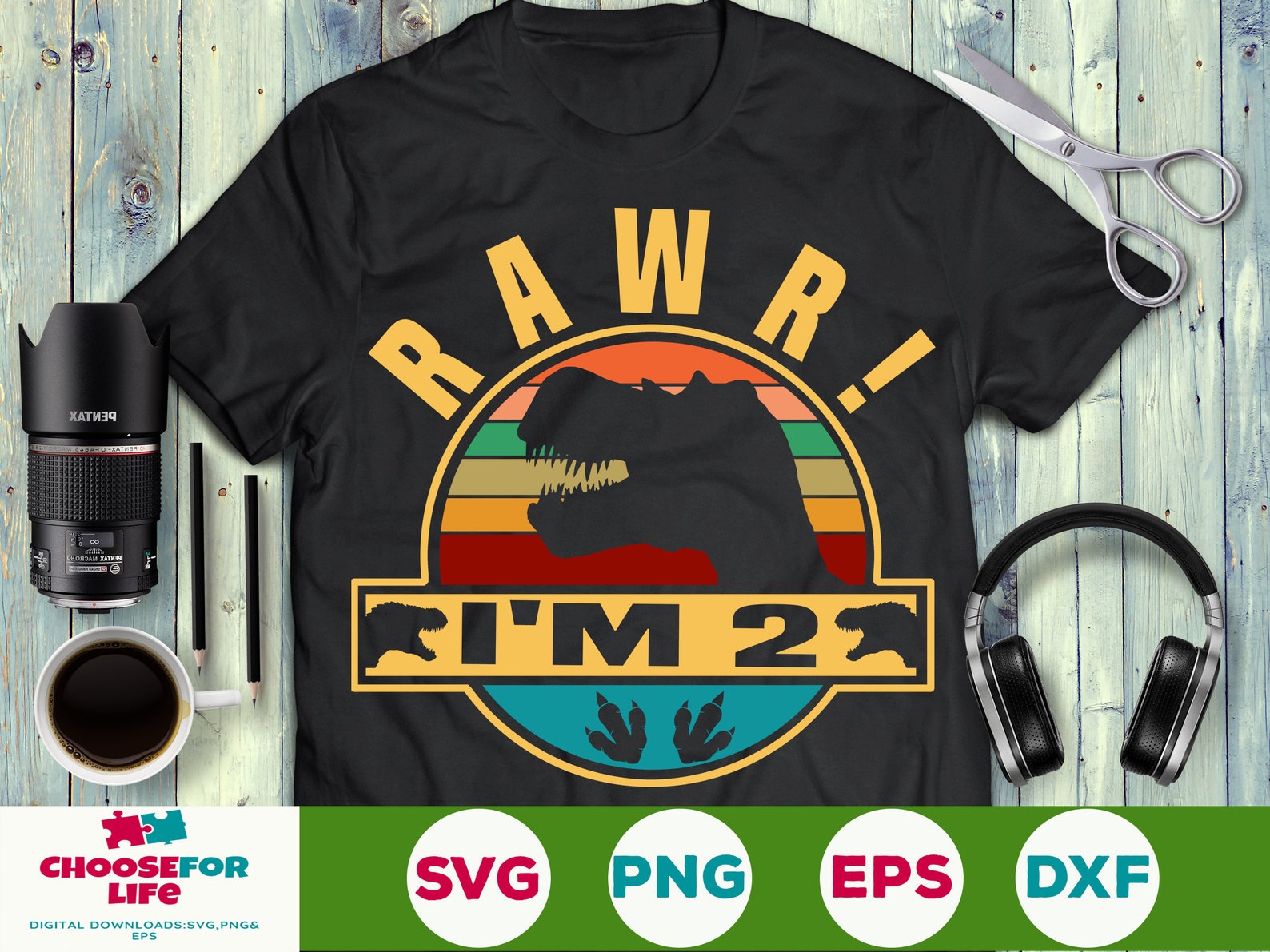 Rawr im 2 svg Two year birthday svg 2nd birthday kids svg | Etsy