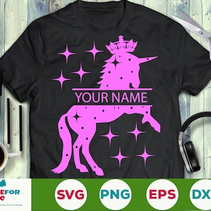 Unicorn Monogram Svg Unicorn Clip Art, Unicorn Graphics,unicorn head svg, magical unicorn svg, cute unicorn with crown svg, Cut File cricut