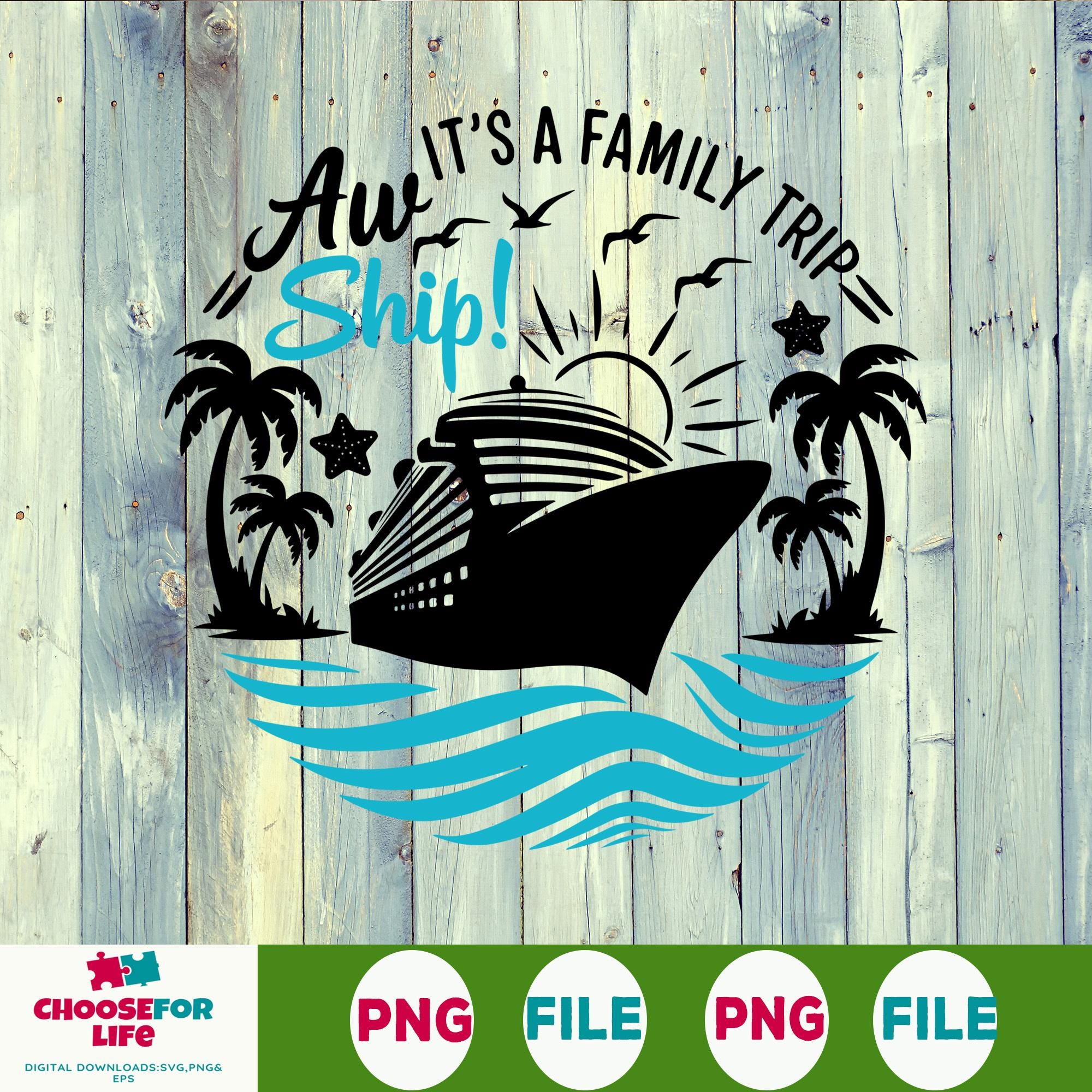 Family Cruise SVG Aw Ship Its A Family Trip Cruise Shirt Design Summer ...
