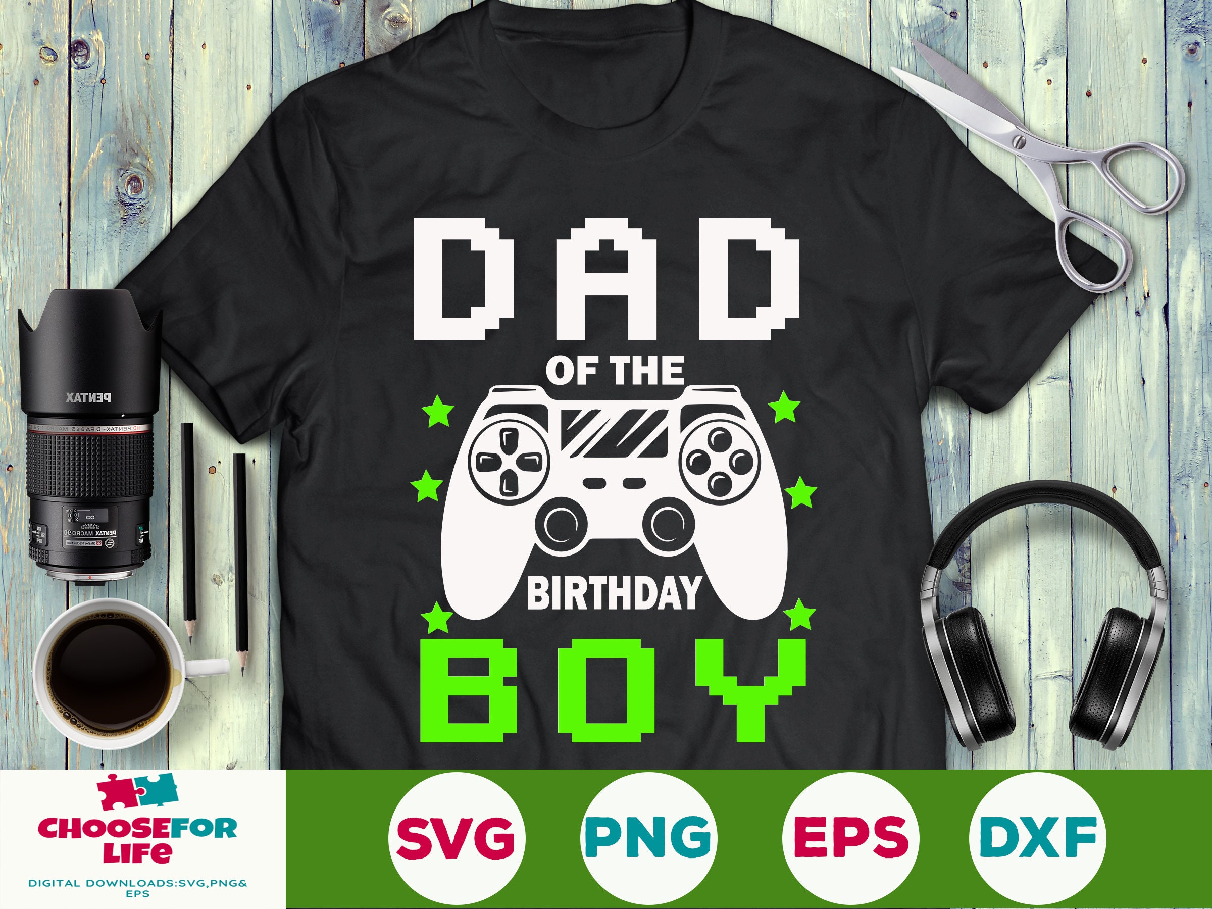 Download Dad of the Birthday Boy svg Dad of Gamer Son svg Birthday ...