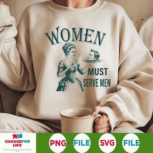 Brennen Sie das Patriarchat PNG, feministisches subtiles Humor-Design, Frauen müssen Männern Satire dienen, digitaler Download für feministische Shirts