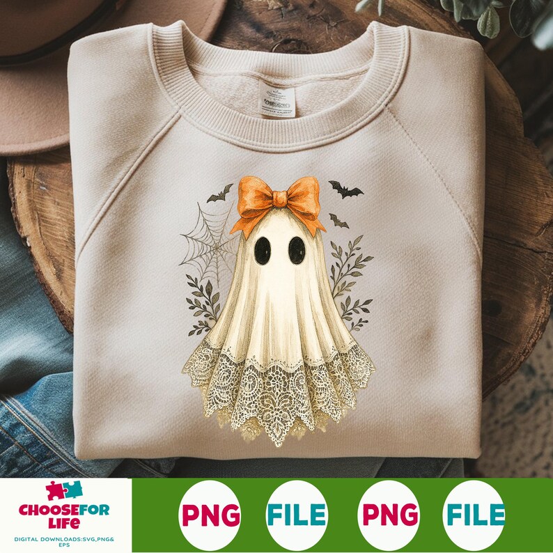Cute Lace Ghost Png, Boo Boojee Png, Halloween Boo Lace Bow Png ...