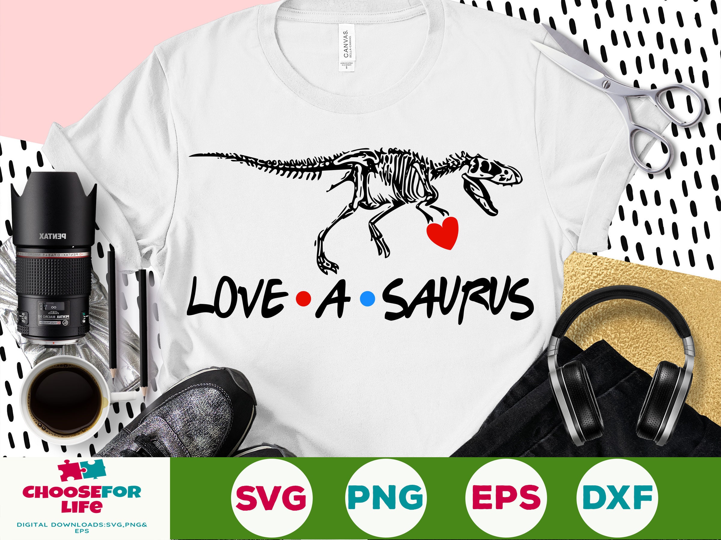 Download Love a saurus svg dinosaur heart svg valentines day dino svg | Etsy
