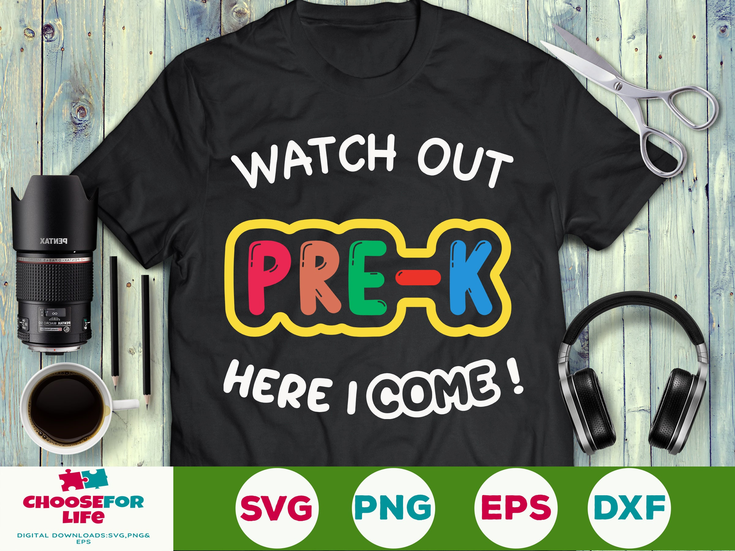 Pre-k Svg, Watch Out Pre-k Here I Come Svg, First Day of School Svg ...