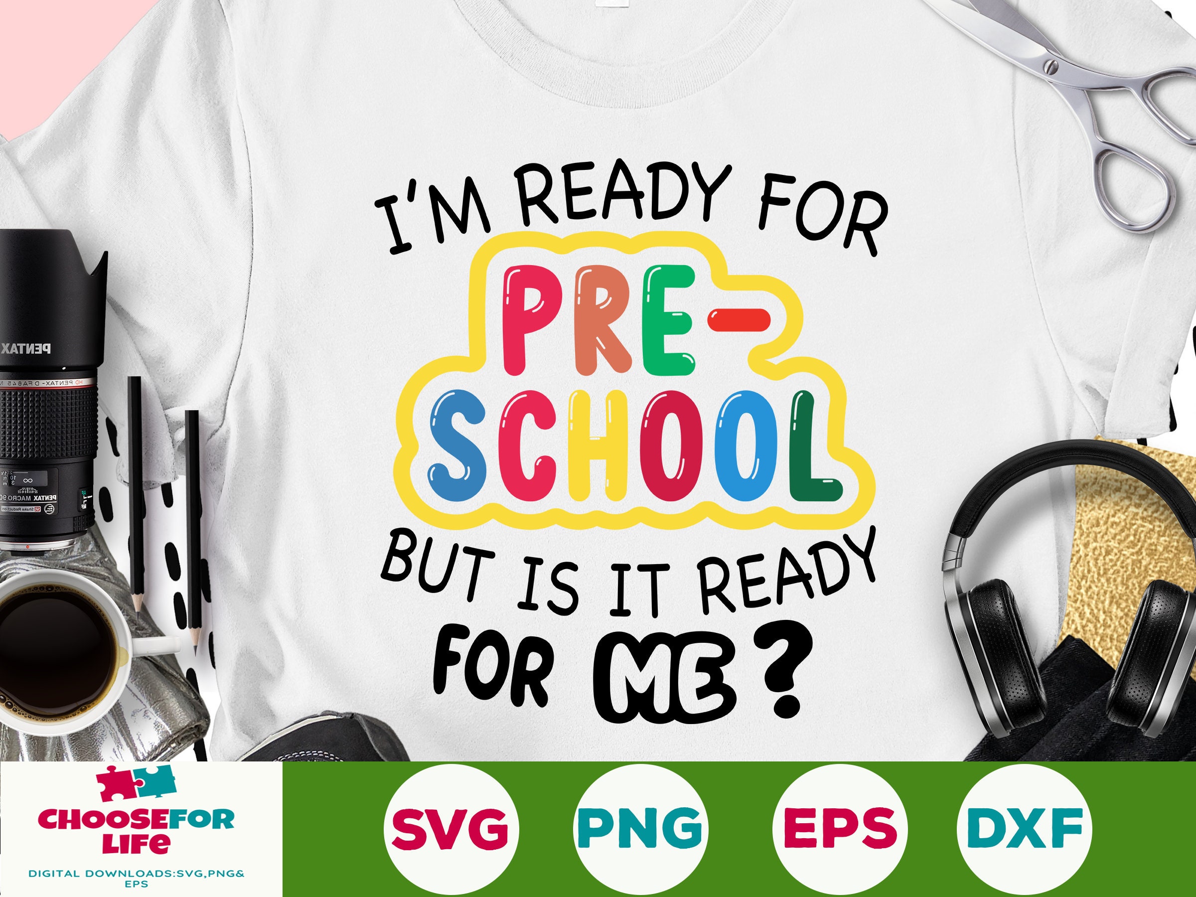 I'm Ready for Preschool but is It Ready for Me Svg First Day of School ...