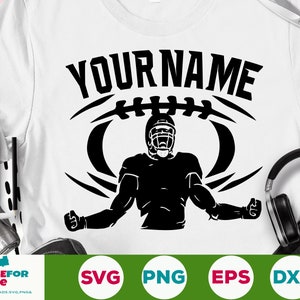 Football svg, American Football Player Svg, Football name, football team, Football Mom, Football Season Svg cricut cut file digital download