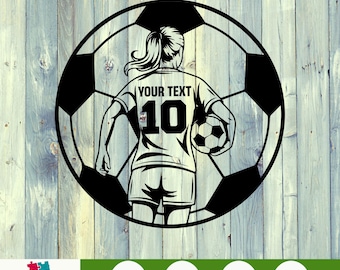 Soccer Girl SVG PNG, Lady Goalkeeper And Player Design, Sports Mom Life Cut File, Ball Life Soccer Shirt png, Cricut Digital Download