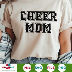 Cheer Mom SVG, Cheer Mom Varsity Svg, Cheer Mom Shirt Svg, Cheerleading Svg, Cheer Mama Svg png cricut design Sublimation