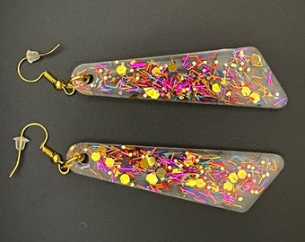 Dangle Resin Earrings