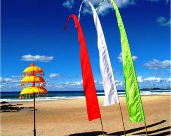 Umbul Umbul, Balinesiska flaggor, Festtema, Pooldekoration, Butiksdekoration, Trädgårdsdekoration, Bröllopsdekoration