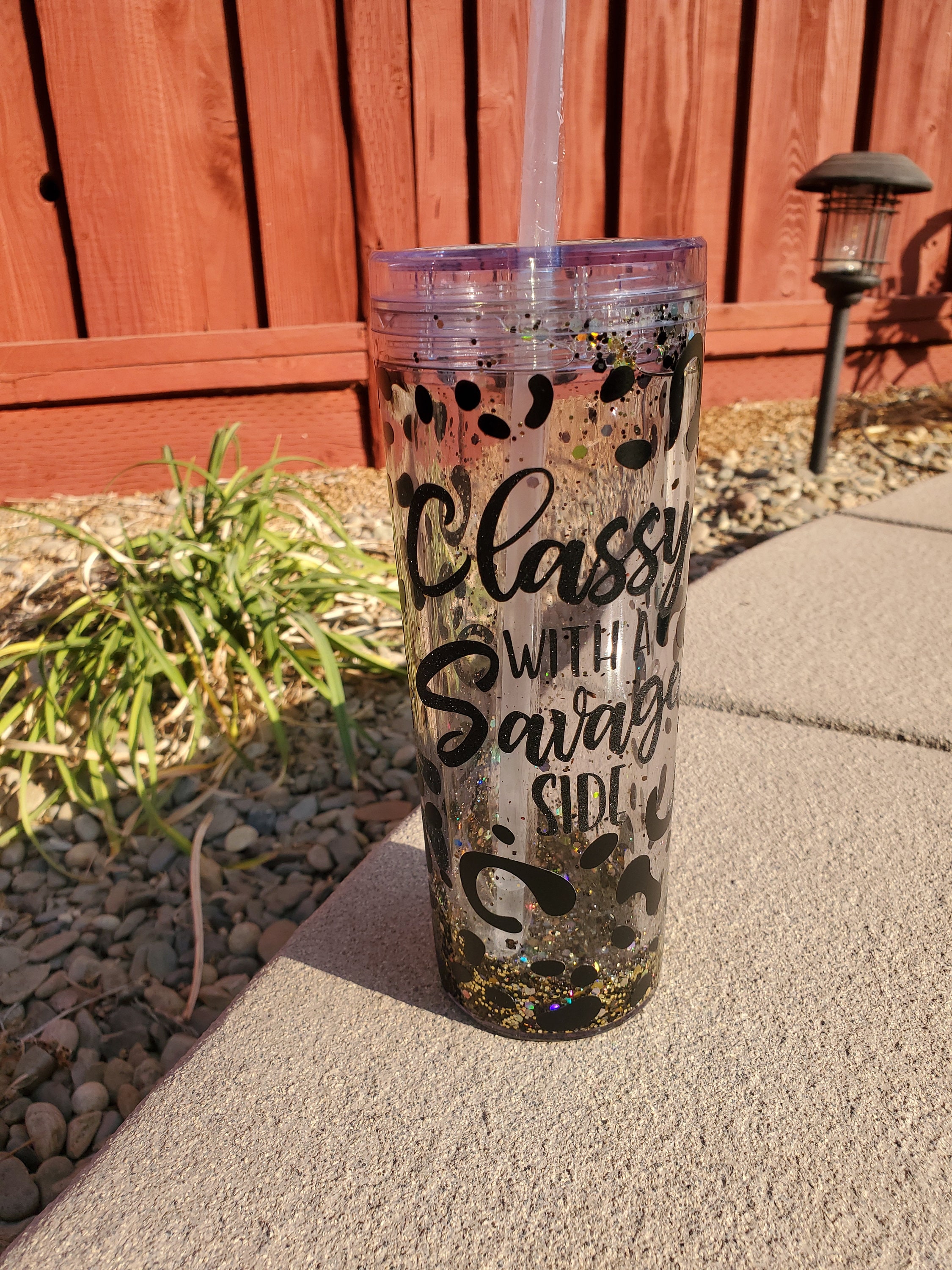 Personalized Snow Globe Tumblers Etsy