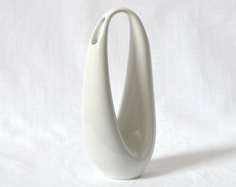 Beate Kuhn for Rosenthal porcelain Kummet vase / Germany 1950s