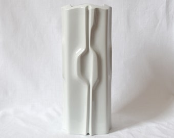 Klaus Henning for Fürstenberg large porcelain vase / West Germany 1973