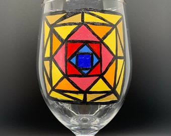 Suspiria “Stained Glass” Stemmed Wine Glass