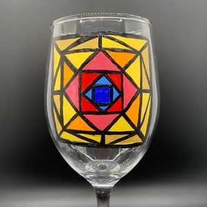Suspiria “Stained Glass” Stemmed Wine Glass
