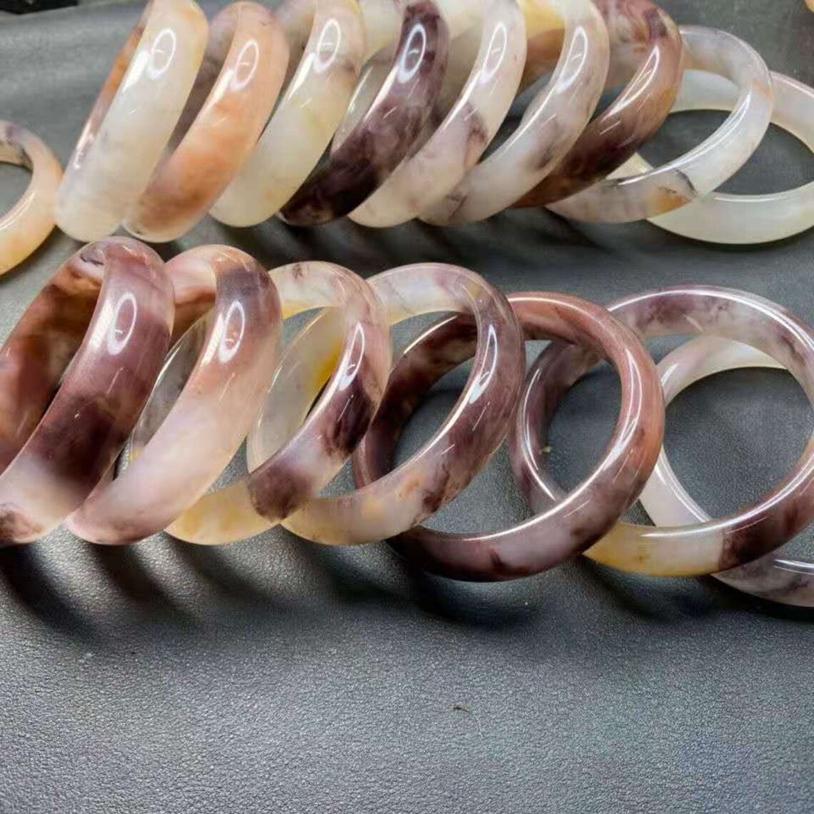 100% natural Gold silk jade bracelet handcarved emerald jade | Etsy