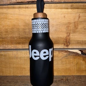 Off Road Tire Track Metal Bottle