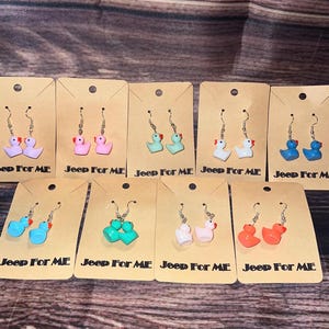 Duck Earrings
