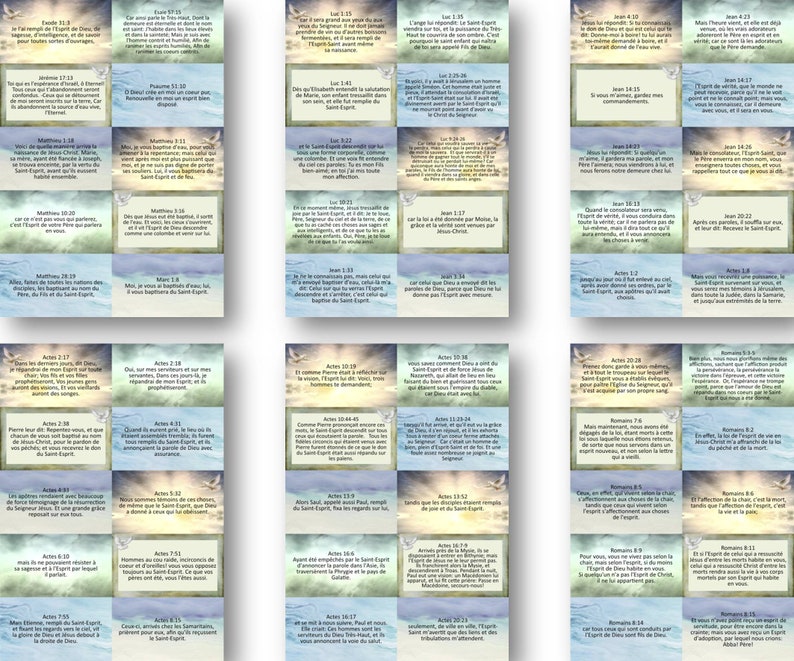 Scripture Arranged Pdf 150 Printable Assorted Bible Verse Cards Holy Spirit God Christian ...