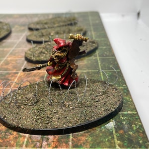 Barbed Wire Razor Wire Obstacle Terrain - Tabletop RPG, Dungeons and ...