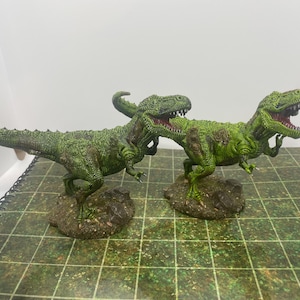Painted T-Rex Dinosaur Miniature T-Rex T. Rex Tyrannosaurus - Tabletop RPG, Dungeons and Dragons, D&D, Pathfinder mini