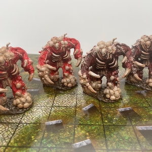 Painted Bone Golem Miniature  - Tabletop RPG, Dungeons and Dragons, D&D, Pathfinder mini
