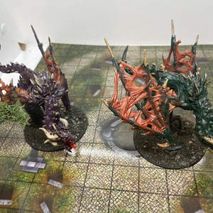 Hand-Painted Undead Wyvern Miniature: Morbithrax Dracolich for D&D