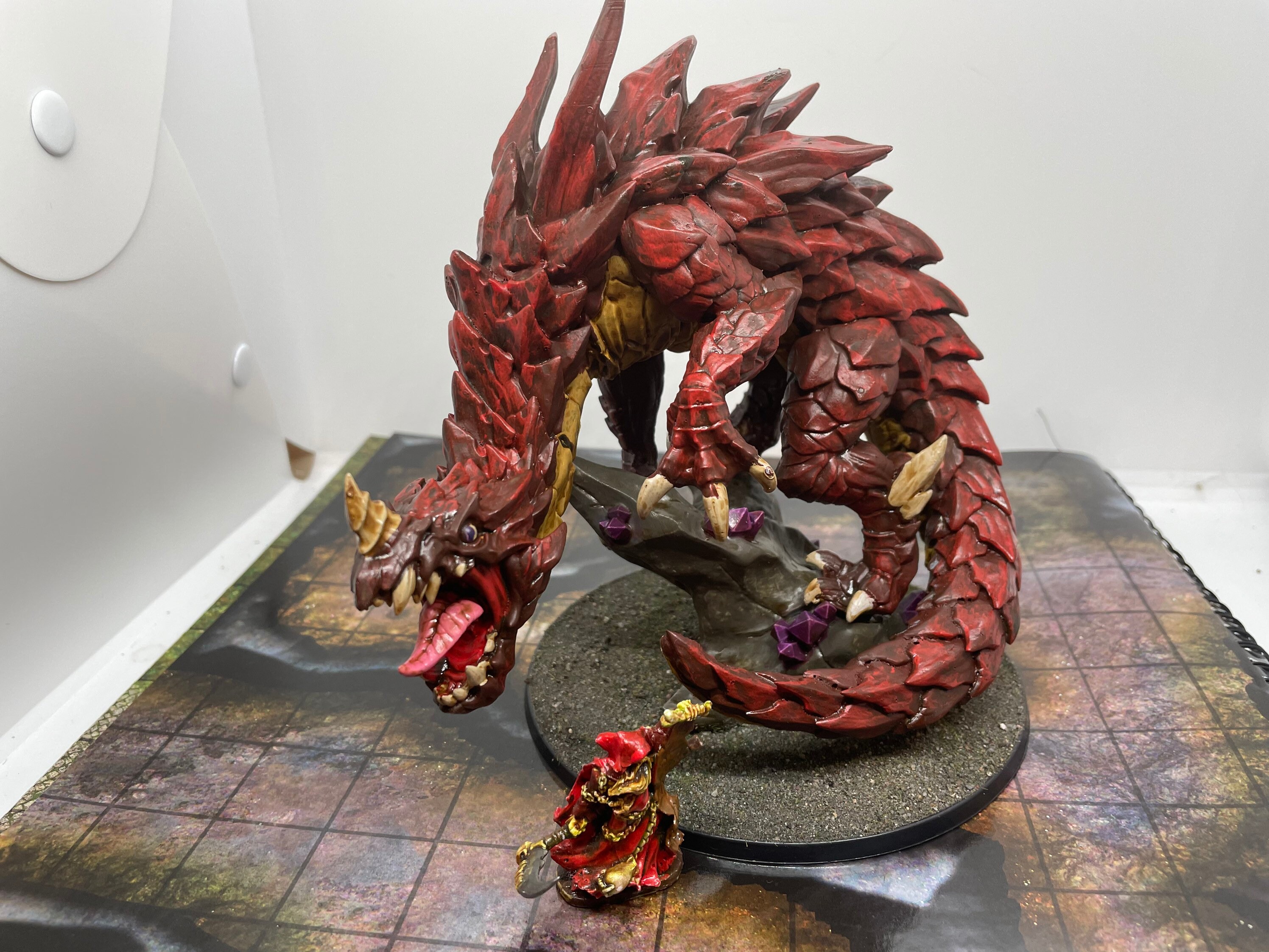 Hand-painted Delani Depths Dragon Miniature: Tabletop RPG Mini - Etsy